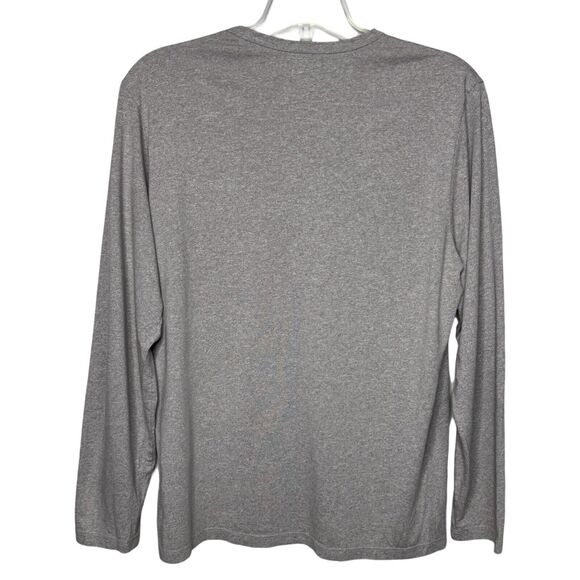 Bonobos Shirt Men Large Slim Fit Gray Tan Heather Everyday Basic Layering Casual - Picture 3 of 6